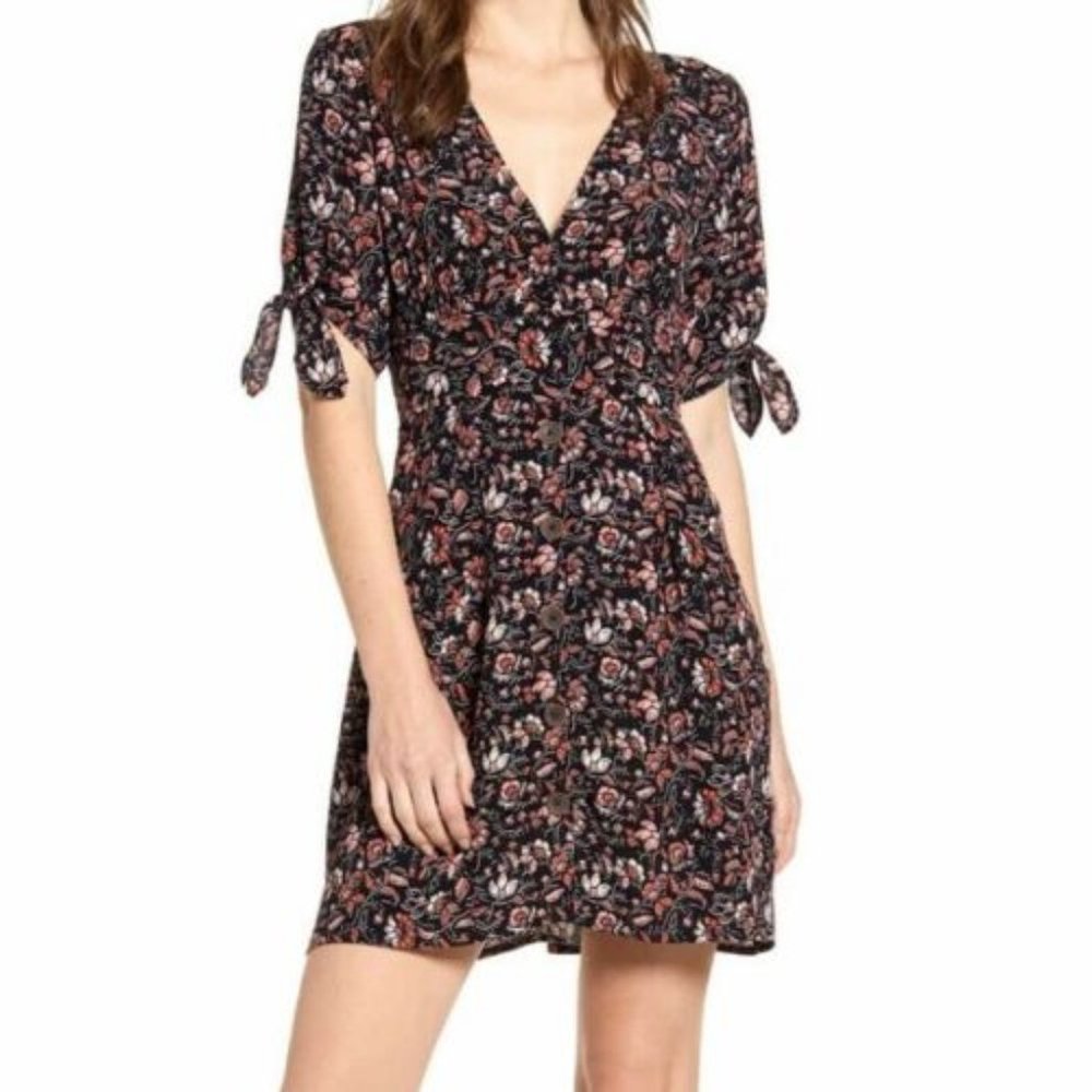 NWT Sanctuary Modern Love Floral Print Mini Dress